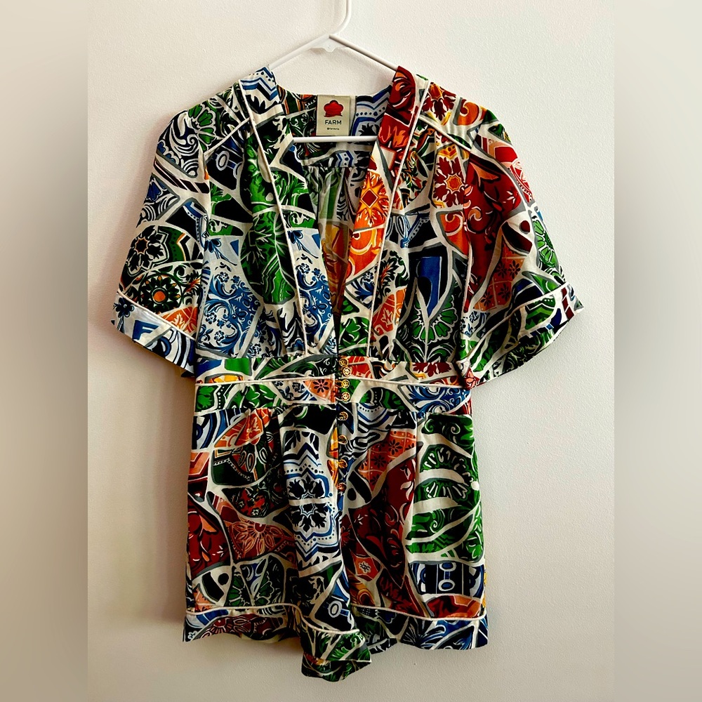 Farm Rio size M romper